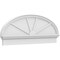 Ekena Millwork Elliptical 4 Spoke Architectural Grade PVC Combination Pediment, 52"W x 19-7/8"H x 2-3/4"P PEDPC052X200ELL04 - alternate 1